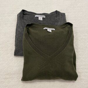 Set of 2 Women's Amazon Essentials Cotton Sweaters XL